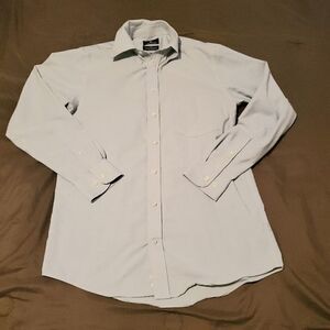 Stafford Blue Dress Shirt Regular Fit